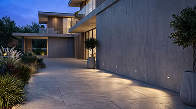 BRONZE WALL RECESSED